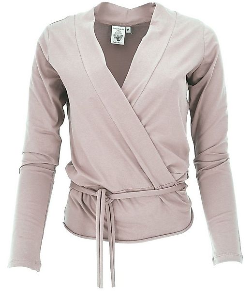 Guru-Shop Longsleeve Wickelshirt, Yogashirt, Langarmshirt in.. alternative günstig online kaufen