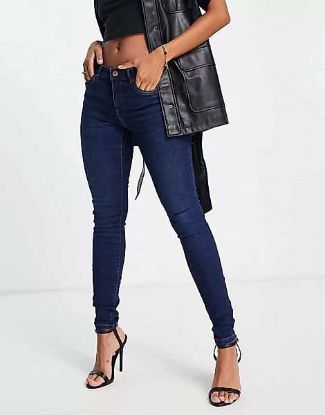 Vero Moda Damen Jeans VMTANYA VI3144 - Skinny Fit - Blau - Dark Blue Denim günstig online kaufen