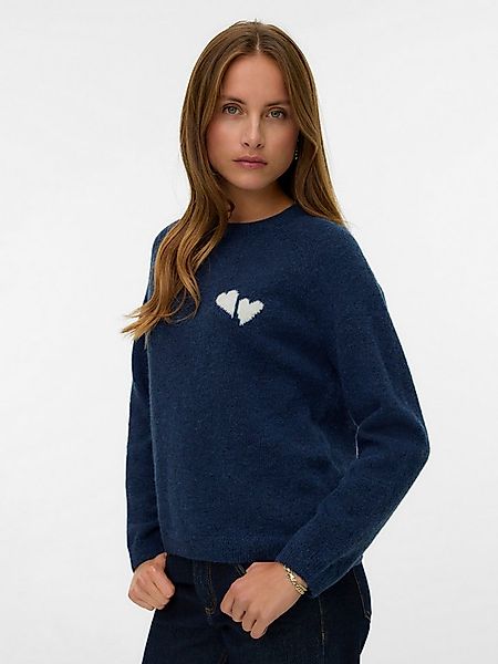 Vero Moda Strickpullover VMBAM LS O-NECK PULLOVER BOO ENT günstig online kaufen