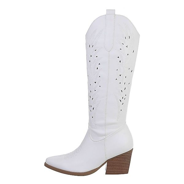 Ital-Design Damen Cowboyboots Western Westernstiefel Blockabsatz günstig online kaufen