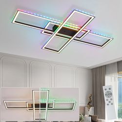 Nettlife LED Deckenleuchte Schlafzimmer RGB Dimmbar günstig online kaufen