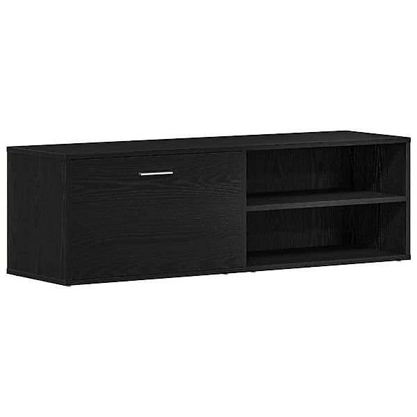 vidaXL TV-Schrank Schwarze Eiche 120x34x37 cm Holzwerkstoff 862474 günstig online kaufen