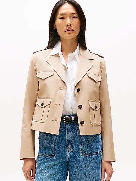 Tommy Hilfiger Kurzblazer "COTTON REGULAR LADY JACKET" günstig online kaufen