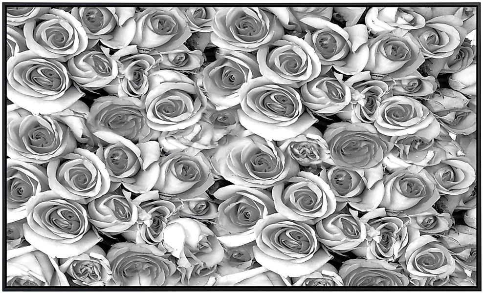 Papermoon Infrarotheizung »graue Rosen«, sehr angenehme Strahlungswärme günstig online kaufen