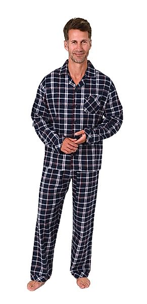 Normann Pyjama Normann Herren Flanell Schlafanzug günstig online kaufen
