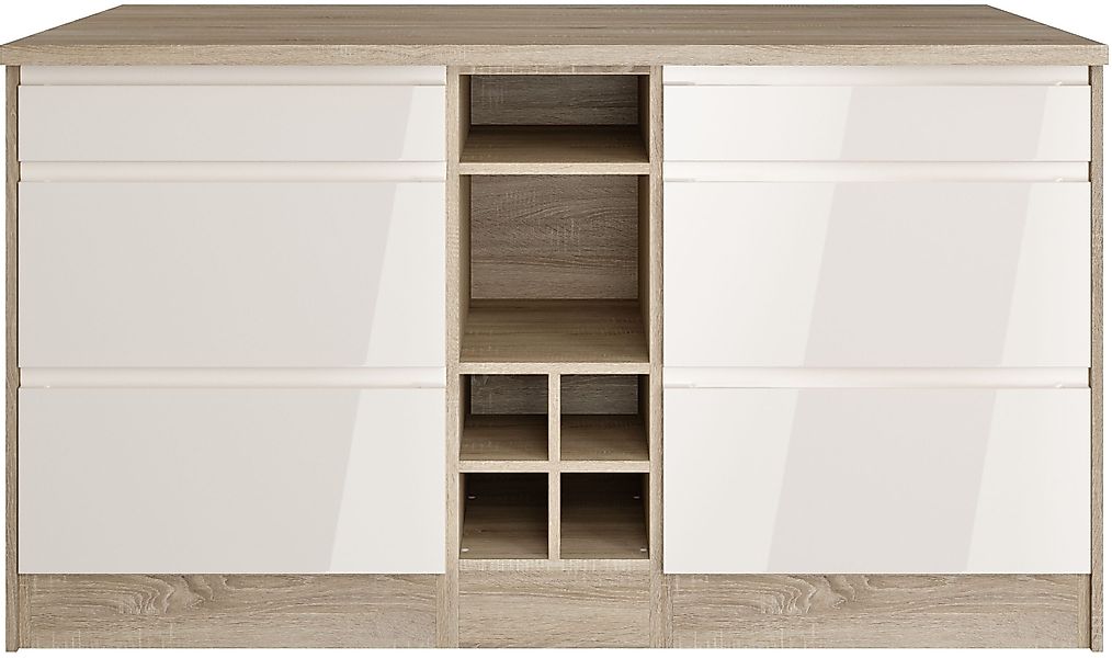 KOCHSTATION Kücheninsel KS-Virginia, Breite 153 cm, günstig online kaufen