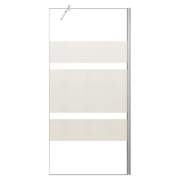 AICA 60x190cm Walk In Teilsatiniert 6mm ESG Duschwand mit 70-120cm Flexible günstig online kaufen