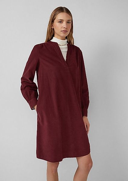 s.Oliver Minikleid Kleid Feincord-Kleid mit seitlichen Eingrifftaschen günstig online kaufen