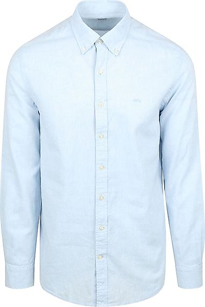 McGregor Hemd Linen Blend Hellblau - Größe XL günstig online kaufen