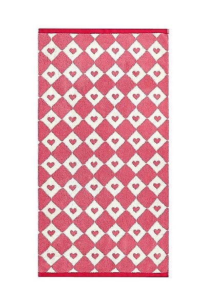 Next Handtuch Handtuch mit Herzmotiv, (1-St) günstig online kaufen