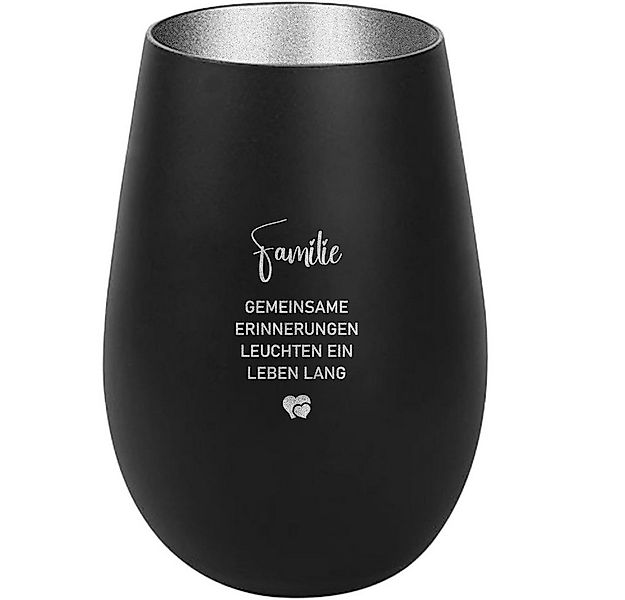 Der Porzellan-Laden Windlicht Personalisiertes Windlicht: 'Familie - Gemein günstig online kaufen