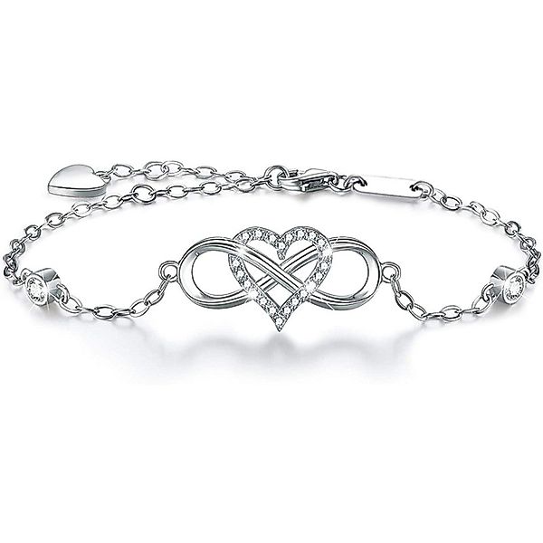 KARMA Silberarmband Damen Silber 925 Herz günstig online kaufen