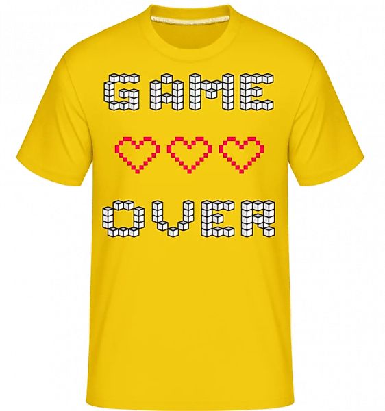 Game Over Hearts Sign · Shirtinator Männer T-Shirt günstig online kaufen