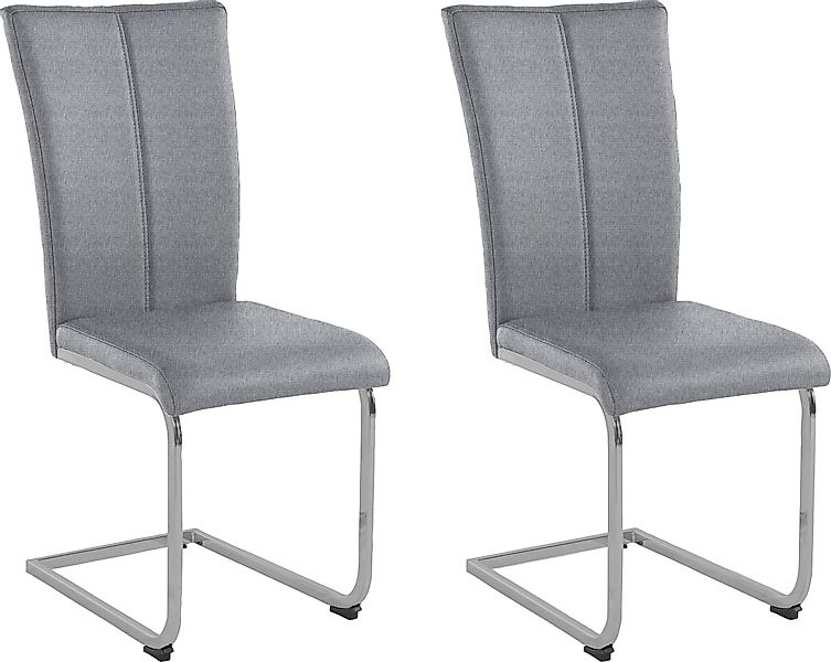 Home affaire Freischwinger "Nils", (Set), 2 St., Strukturstoff-Struktur gro günstig online kaufen