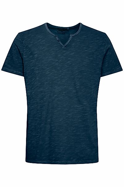 Blend T-Shirt "BHAshton split neck tee" mit Deko-Knopfdetail am Ausschnitt günstig online kaufen