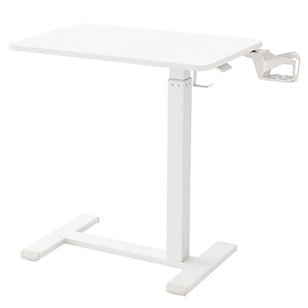 Costway Pflegetisch mit Rollen Betttisch Krankentisch Weiß günstig online kaufen