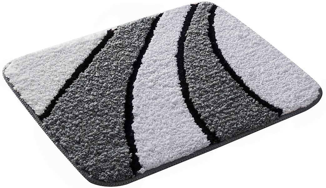 my home Badematte "Anna, Badvorleger, Badezimmer Teppich" Höhe 16 mm rutsch günstig online kaufen
