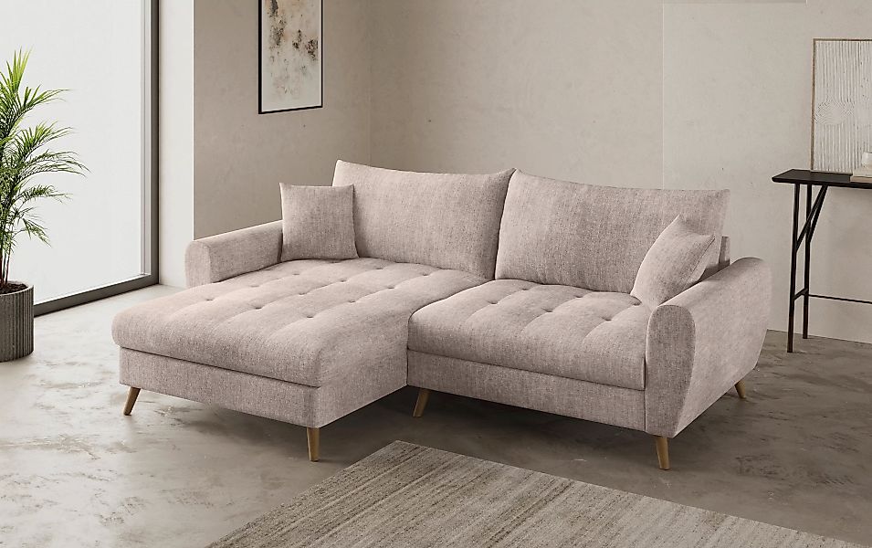 Mr. Couch Ecksofa "Blackburn II, L-Form", Mit Kaltschaumpolsterung bis 140 günstig online kaufen