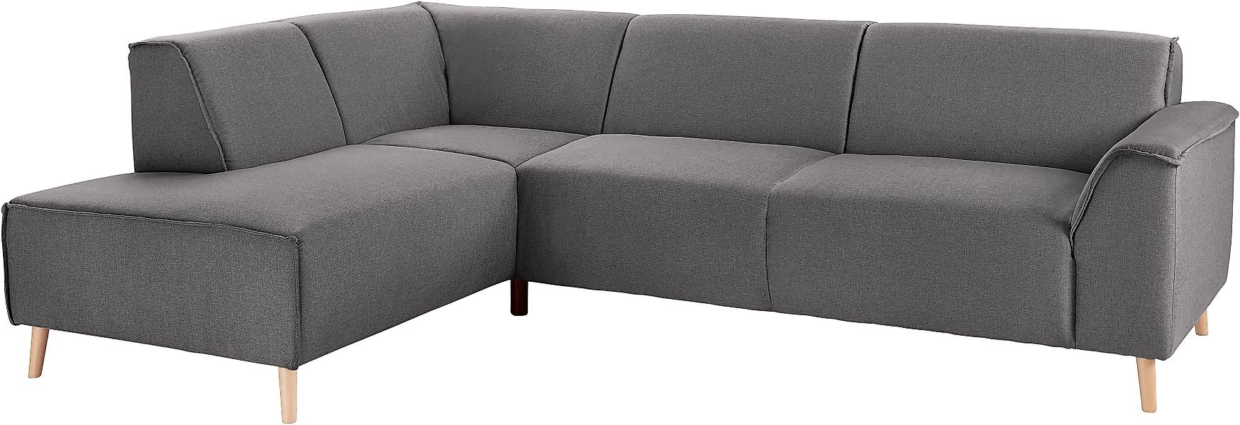 andas Ecksofa »Janek Scandic Design, elegant und zeitlos, L-Form« mit Feder günstig online kaufen