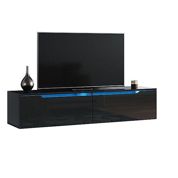 SONNI TV-Schrank Lowboard TV Schrank weiß Hochglanz günstig online kaufen