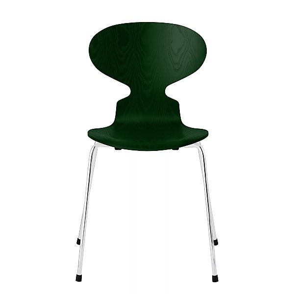 Fritz Hansen - Die Ameise™ Stuhl gefärbte Esche - immergrün/Sitzfläche gefä günstig online kaufen