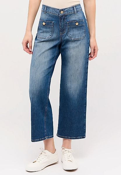 ANGELS 7/8-Jeans "LINN SMART" Culotte-Design, Relaxed Fit, aus weicher Baum günstig online kaufen