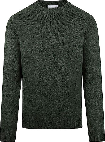 McGregor Pullover Lammwolle Melange Dunkelgrün - Größe XL günstig online kaufen