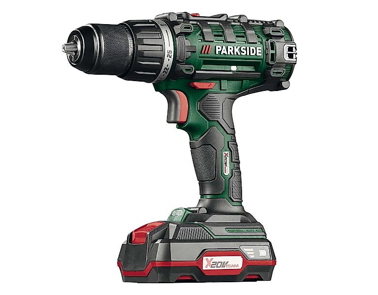 Parkside Bohrschrauber Akku-Bohrschrauber-Set Bohrmaschine 20 V Schrauber P günstig online kaufen
