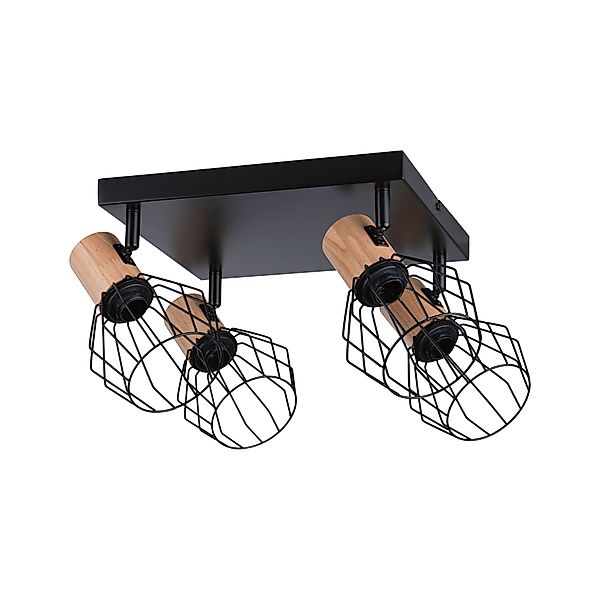 Paulmann "Spotlight Lanka E14 230V max. 4x20W dimmbar Schwarz" günstig online kaufen