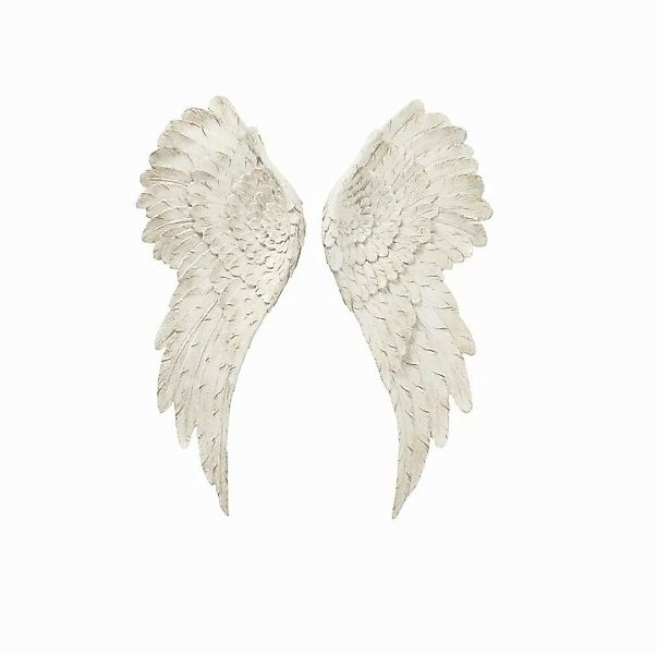 BOLTZE Wanddekoobjekt Wandobjekt Engelflügel in Beige günstig online kaufen