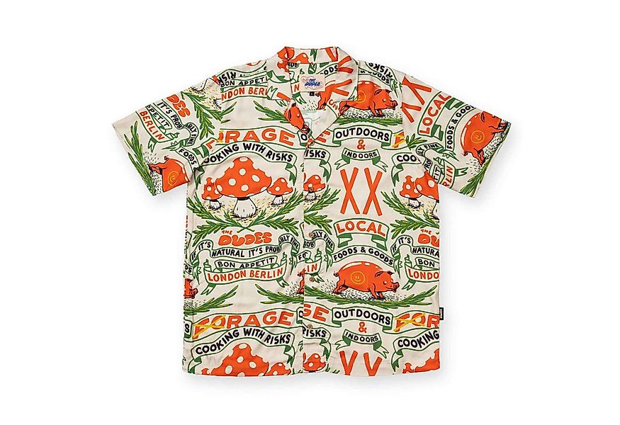 The Dudes Kurzarmhemd Hemd The Dudes Cooking with Risks günstig online kaufen