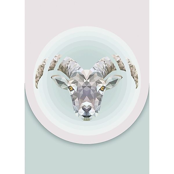 Komar Bild "Capricorn", Tiere, (1 St.), Wandbild zur Dekoration - ohne Rahm günstig online kaufen