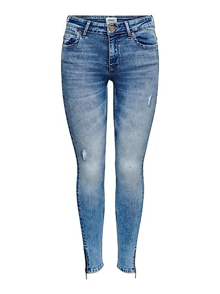 Only Damen Jeans ONLKENDELL LIFE REG SK ANK TAI006 - Skinny Fit - Blau - Li günstig online kaufen