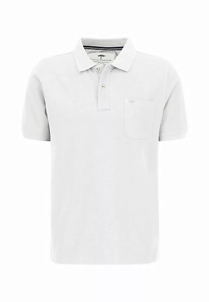 FYNCH-HATTON Poloshirt Poloshirt Piquê aus Baumwolle mit Brusttasche Weiß günstig online kaufen
