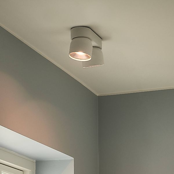 Downlight Pitcher, GU10, zweiflammig, Metall, weiß günstig online kaufen