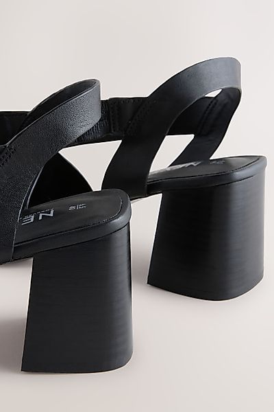 Next Forever Comfort® Ledersandalen mit Blockabsatz günstig online kaufen
