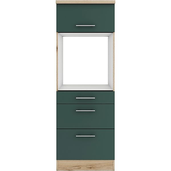 OPTIFIT Savona405 Küchen-Geräteumbauschrank 60 cm Steingrün günstig online kaufen