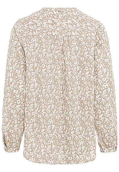 camel active Langarmbluse Schlupfbluse mit Allover-Blumenprint günstig online kaufen