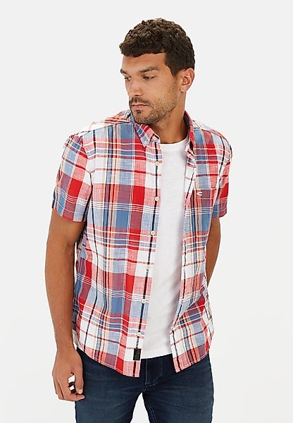 camel active Kurzarmhemd mit Brusttasche Button-Down günstig online kaufen