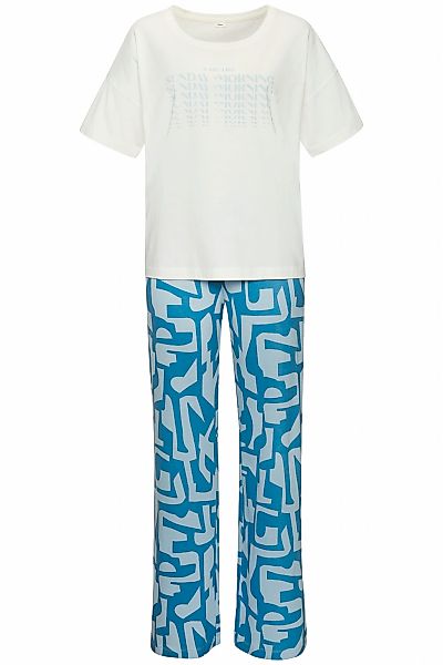 s.Oliver Pyjama, 2 Stk. mit grafischem Print günstig online kaufen