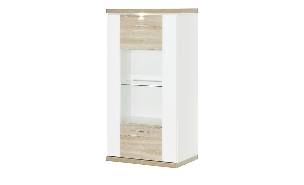 uno Hängevitrine  Titan ¦ holzfarben ¦ Maße (cm): B: 66 H: 131 T: 42.0 Schr günstig online kaufen