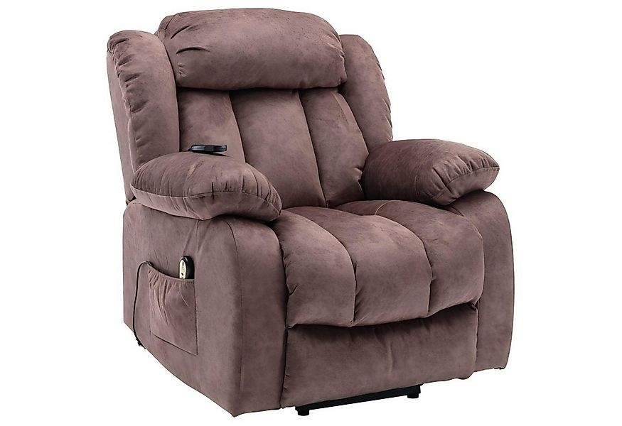 Odikalo Massagesessel Liegestuhl, Massage Wärme & Vibration rutschfest Stof günstig online kaufen