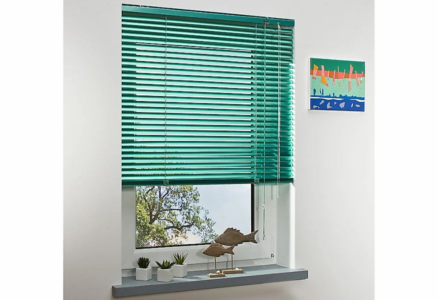 Liedeco Jalousie Aluminium-Jalousie, mit Bohren, freihängend, günstig online kaufen