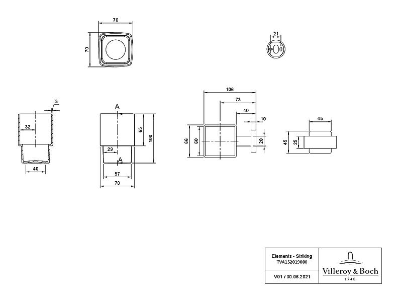 Villeroy & Boch Zahnputzbecher Elements - günstig online kaufen