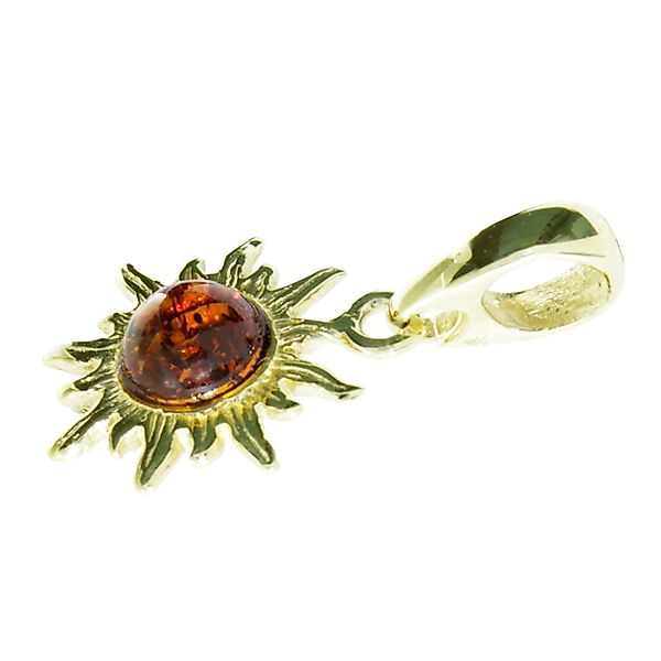 OSTSEE-SCHMUCK Kettenanhänger Ostsee-Schmuck Anhänger Sonne 14 günstig online kaufen