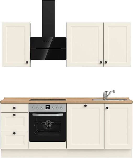 nobilia Küchenzeile ""Cascada II"" vormontiert, Breite 210 cm, Ausrichtung günstig online kaufen