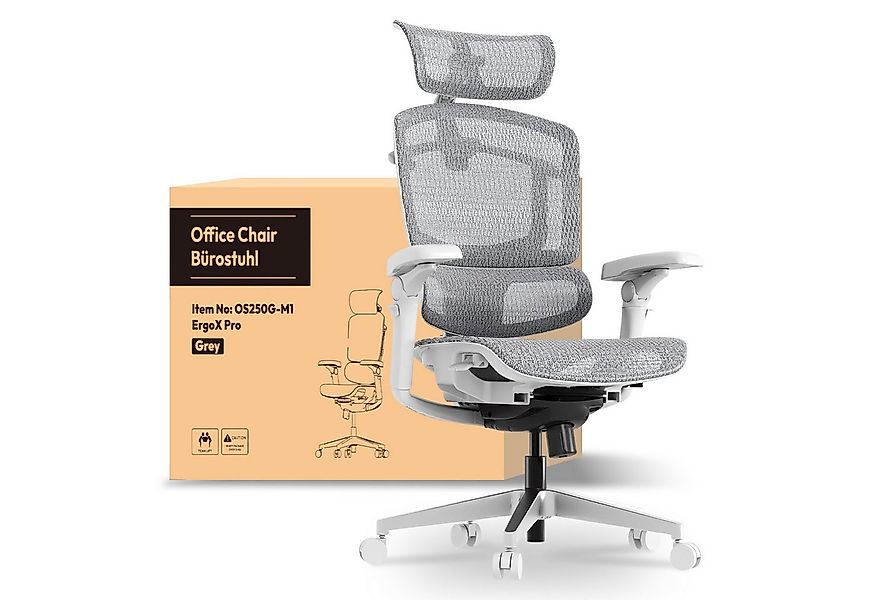 FLEXISPOT Bürostuhl ErgoX, Schreibtischstuhl Premium Ergonomischer (mit 7D- günstig online kaufen