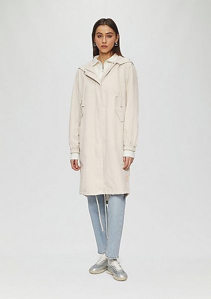 QS Parka Outdoor-Mantel Legerer Nylonparka mit Kapuze günstig online kaufen