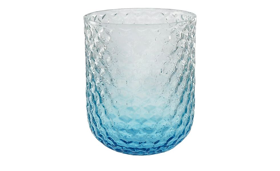 Windlicht - blau - Glas - 15,5 cm - Sconto günstig online kaufen