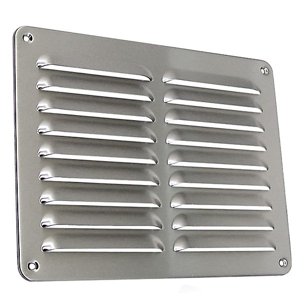 Häusler Lüftungsgitter LG-2520 L Edelstahl Lamellengitter 245  x 195 Abluft günstig online kaufen
